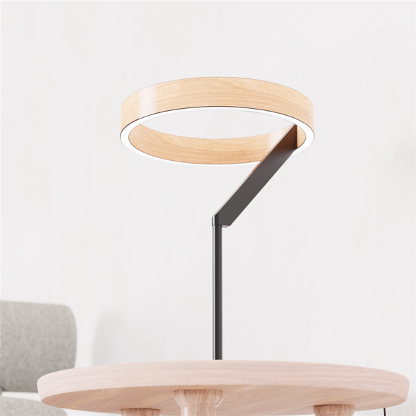 Infibrite Modern 18in. Angled LED Table Lamp