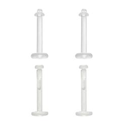 4pk. 16-Gauge Bioflex Labret Retainer