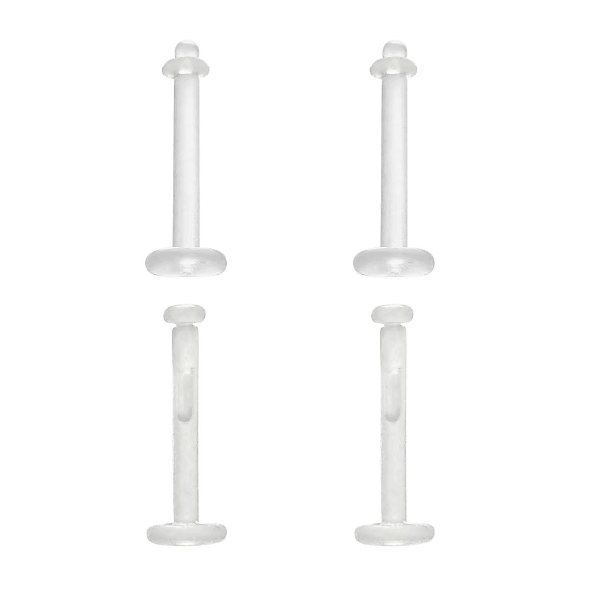 4pk. 16-Gauge Bioflex Labret Retainer
