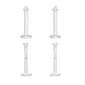 4pk. 16-Gauge Bioflex Labret Retainer - image 1