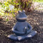 Northlight Seasonal 11in. Frog Sitting In a Yoga Position Statue - image 2