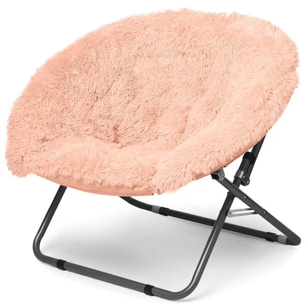 Faux Fur Saucer Chair - image 