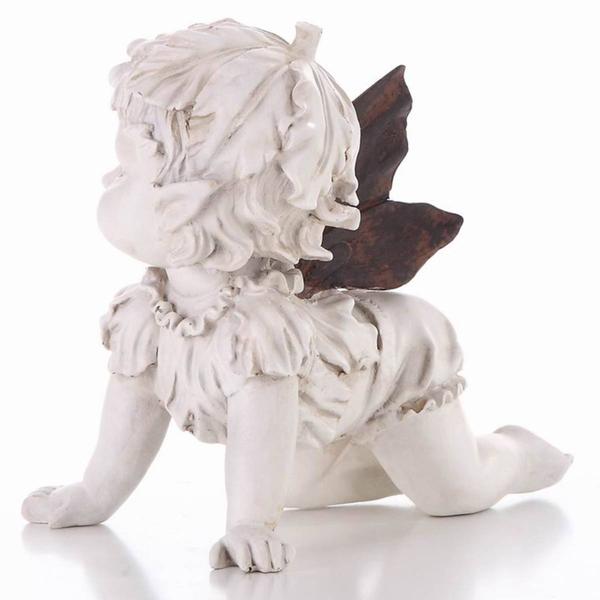 Hi-Line Gift Baby Fairy Crawling Garden Statue