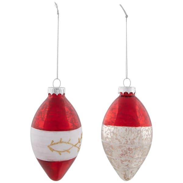 Northlight Seasonal 9ct. 2-Finish Christmas Ornaments