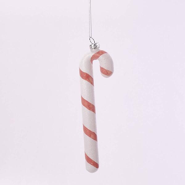 Glass Candy Cane Ornament - image 