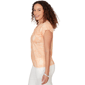 Petite Hearts of Palm Fun in the Sun Cap Sleeve Tropical Blouse - image 4