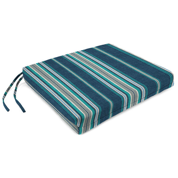 Jordan Manufacturing Terrace Stripe Caribbean Seat Cushion - image 