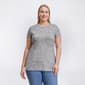 Plus Size Architect® Short Sleeve Crew Neck Marled Tee - image 2