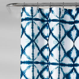 Lush Décor® Geo Shibori Shower Curtain