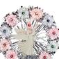 Northlight Seasonal Silver Tinsel Wreath with Angel Tree Topper - image 2
