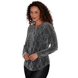 Womens Emaline Lavender Revelry Abstract Textured Knit Sweater