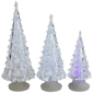 Northlight LED Color Changing Acrylic Christmas Tree - Set of 3 - image 3