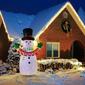 Mr. Christmas 10ft. Outdoor Merry Snowman Lit Inflatable - image 4