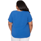 Plus Size Alfred Dunner The Royal Treatment Keyhole Neck Blouse - image 2