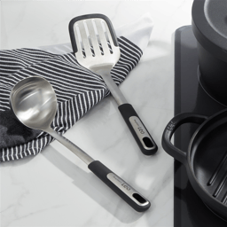 BergHOFF Graphite 2pc. Slotted Turner & Soup Ladle Set