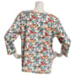 Petite Bonnie Evans 3/4 Sleeve Round Neck Butterfly Floral Tee - image 2