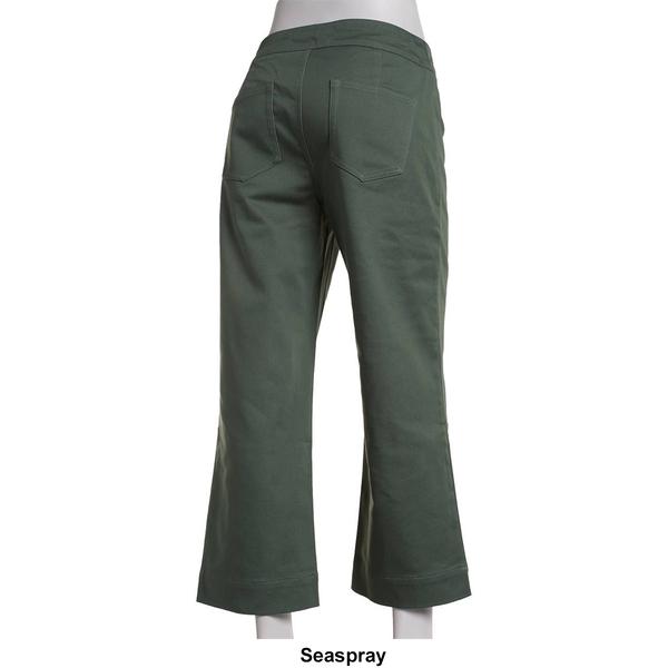 Womens Napa Valley Cotton Super Stretch Wide Leg Crop Pants