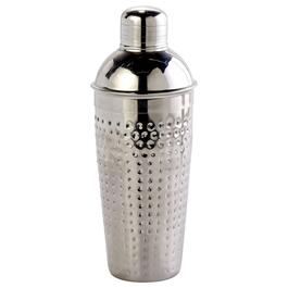 Stainless Steel Hammered Cocktail Shaker - Silver