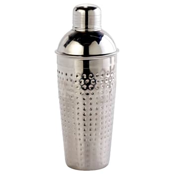 Stainless-Steel Hammered Cocktail Shaker