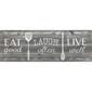 J&V Textiles Cloud Comfort Eat&#44; Laugh&#44; Live Kitchen Mat - image 1