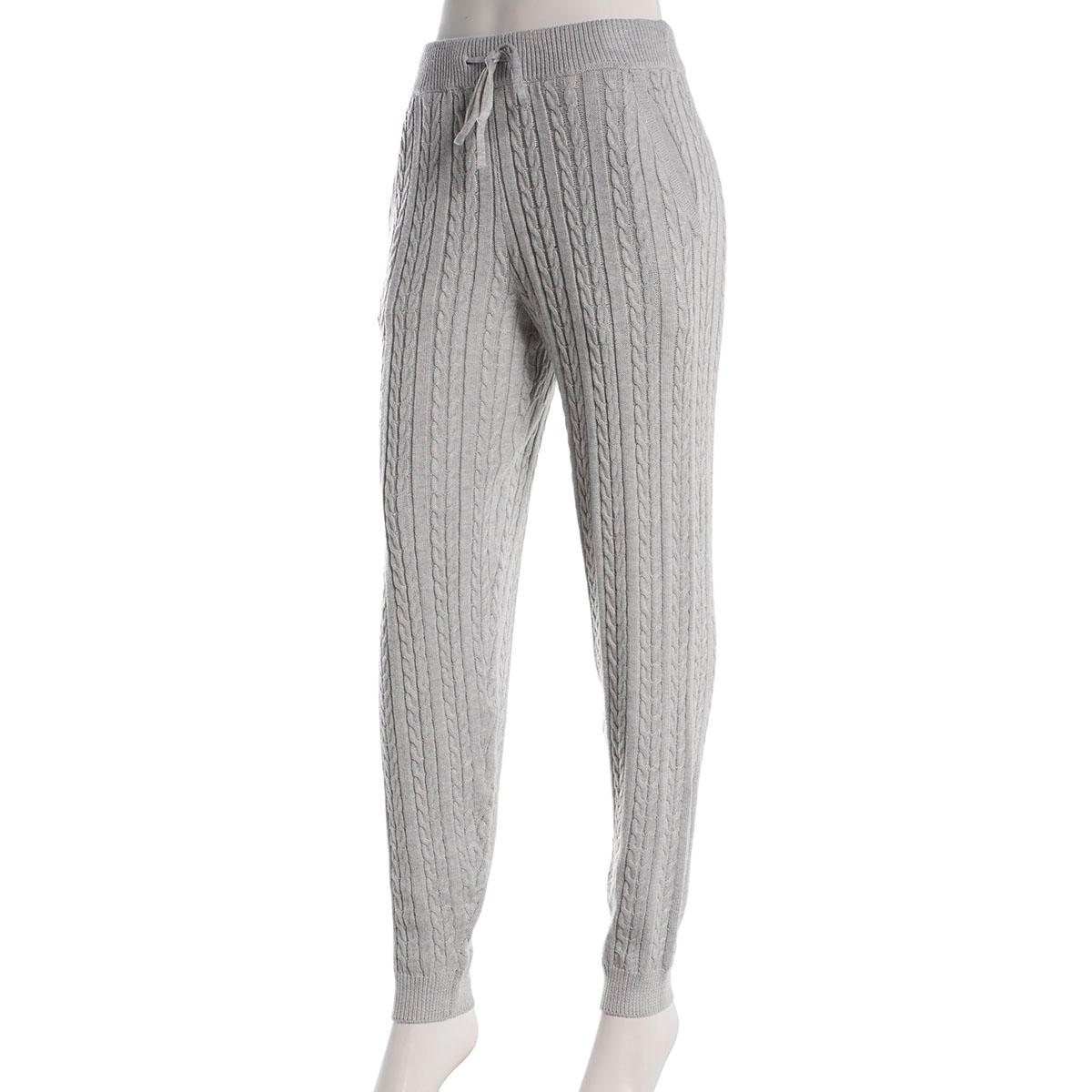 Womens Adyson Parker Solid Cable Lounge Pajama Bottoms