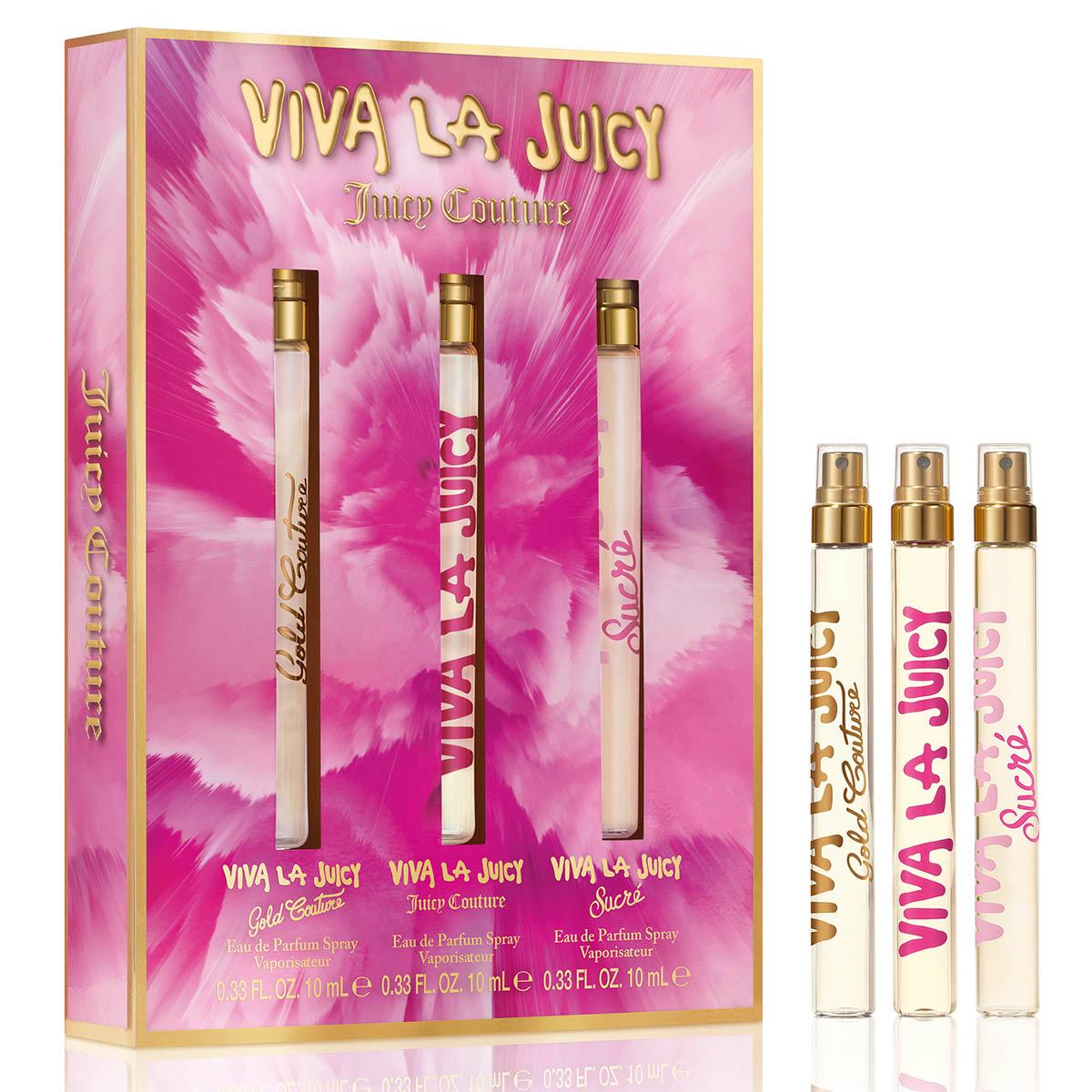 Open Video Modal for Juicy Couture Viva La Juicy 3pc. Travel Coffret Fragrance Set