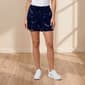 Womens Nicole Miller Front Pocket Embroidered Gauze Shorts - image 1