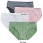 Girls Bebe 4pk. Pointelle & Solid Seamless Hipster Underwear - image 2