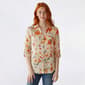 Juniors A.Byer Floral Linen Button Down - image 1