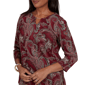 Petite Alfred Dunner Union Square 3/4 Sleeve Paisley Blouse - image 5