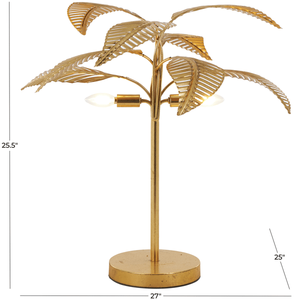 9th & Pike® Glam Gold Metal Table Lamp