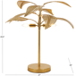 9th & Pike® Glam Gold Metal Table Lamp - image 3
