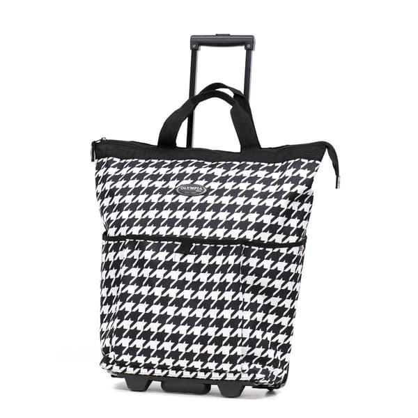 Olympia USA Fashionista Everyday Carry-On Houndstooth Tote