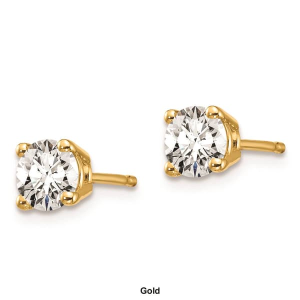 Pure Fire 14kt. Gold 2/3ctw. Certified Diamond Stud Earrings