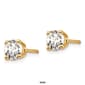 Pure Fire 14kt. Gold 2/3ctw. Certified Diamond Stud Earrings - image 2