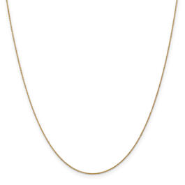 Gold Classics&#40;tm&#41; .75mm. Polished Cable Necklace w/Lobster
