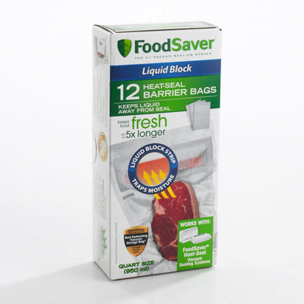 FoodSaver Liquid Block Quart Bag - image 
