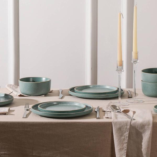 Earth & Clay Amber 12-Piece Stoneware Dinnerware Set