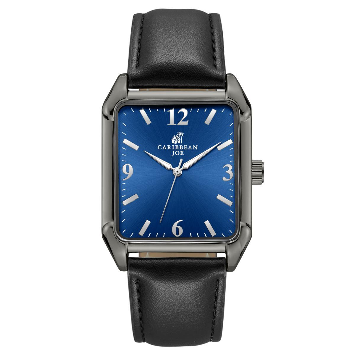 Mens Caribbean Joe Gunmetal-Tone Watch w/ Bracelet - CJ7171GU