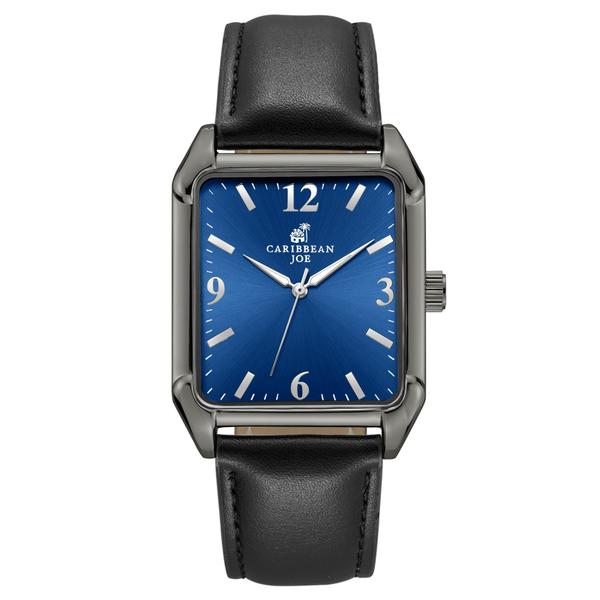 Mens Caribbean Joe Gunmetal-Tone Watch w/ Bracelet - CJ7171GU - image 
