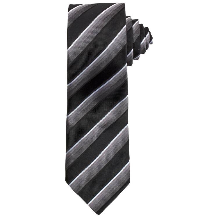 Boys Bill Blass Tie - Black/Grey