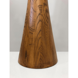 HomeRoots 68in. Brown And White Solid Wood Novelty Floor Lamp