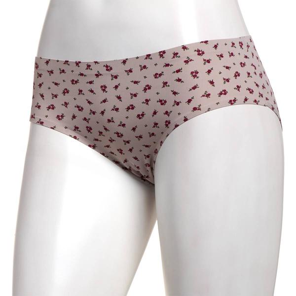 Womens Laura Ashley(R) Ribbed Laser Hipster Panties-LS8444BA
