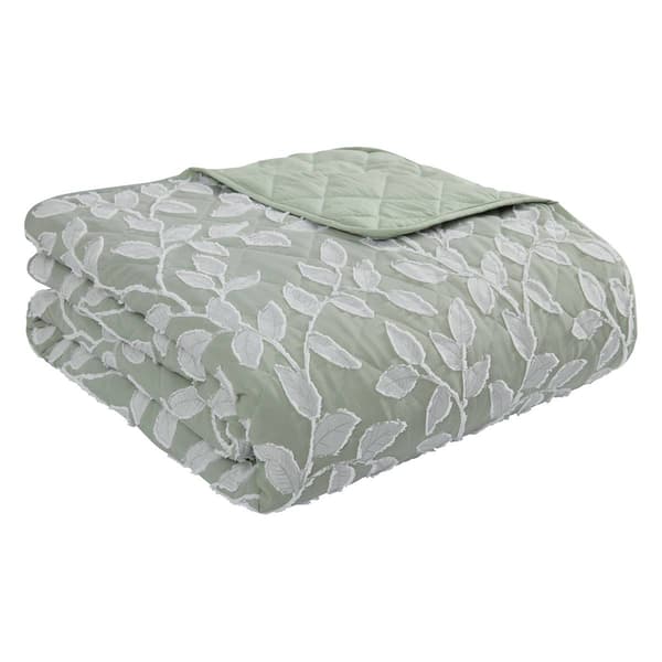 Design Studio Arbor Leaf Clipped Texture Quilt Set