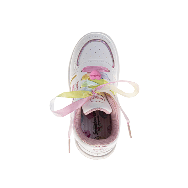 Toddler Girls Sweethearts Rainbow Laces & Heart Charms Sneakers
