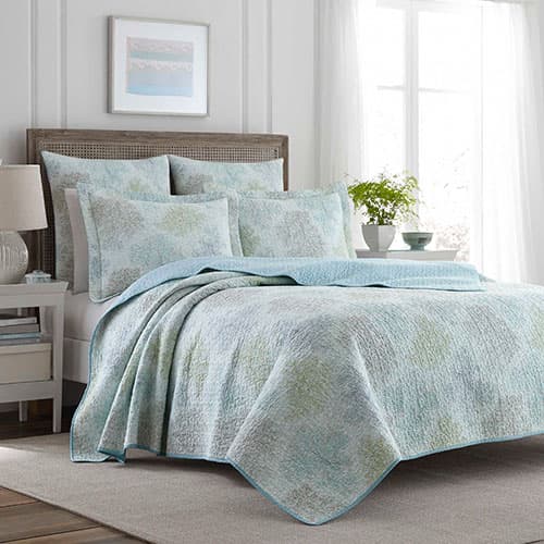 Laura Ashley(R) Saltwater Quilt Set - image 