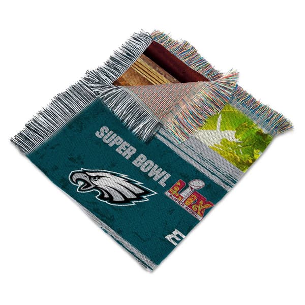 Northwest Philadelphia Eagles NFL Super Bowl LIX Throw Blanket