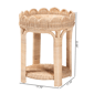 bali & pari Latoya Natural Rattan End Table - image 8