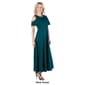 Womens 24/7 Comfort Apparel Ruffle Cold Shoulder Maxi Dress - image 2