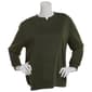 Plus Size Hasting & Smith Long Sleeve Solid Crew Neck Sweatshirt - image 1